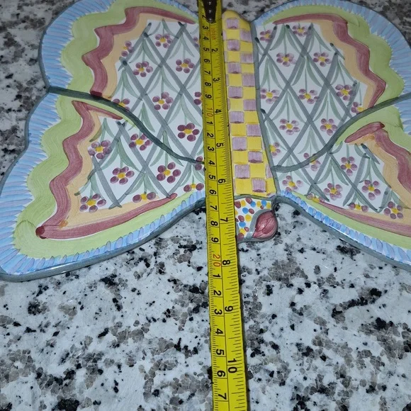 Retired Mackenzie-Childs Butterfly Trivet - Picture 12 of 12